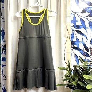 Calvin Performance Quick Dry Gray Polyester & Spandex Athletic Golf Tennis Dress